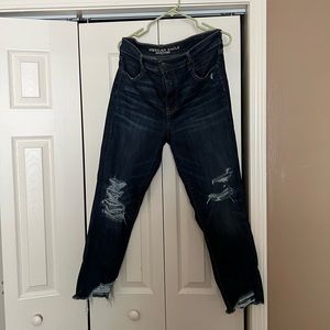 American Eagle High Rise Distressed Jeggings
